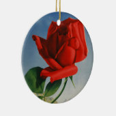 Rode Roos Roos Roos ZZwitserland Keramisch Ornament (Rechts)