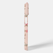 Rode Roos Rustic iPhone 15 Hoesje (Achterkant / Rechts)
