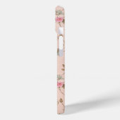 Rode Roos Rustic iPhone 15 Hoesje (Achterkant / Links)