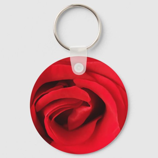 Rode Roos Sleutelhanger (Voorkant)