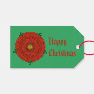 Rode Roos van Lancaster Gift Labels Cadeaulabel