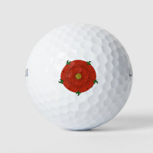 Rode Roos van Lancaster Golfballen