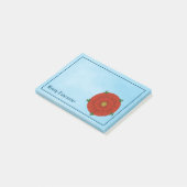 Rode Roos van Lancaster Post-it® Notes (Schuin)