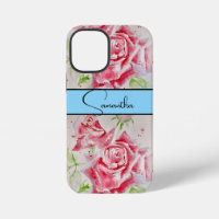 Rode Roos Waterverf bloemig Bloem Telefoon