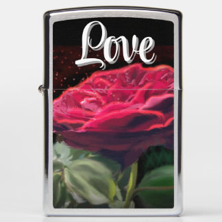 Rode Rose Bloem Groen Zwart Art Bloemen Bloemen