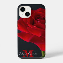 Rode Rose Classic Monogram Naam