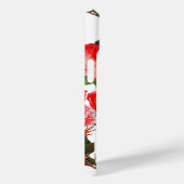 RODE ROSES, GEEL BUTTERFLIES Witte Floral Case-Mate iPhone Case (Achterkant / Rechts)