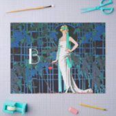 RODE ROSTERS IN DE NACHT, BEAUTY MODE MONOGRAM TI TISSUEPAPIER (Craft)