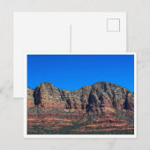 rode rots briefkaart (Voorkant / Achterkant)