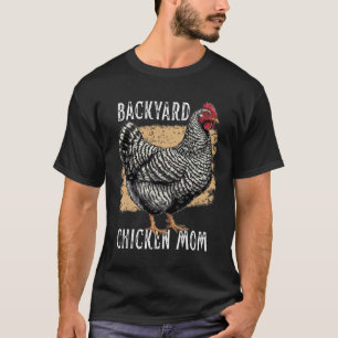 Rode Rots Kip Moeder Yard Plymouth Hen Vintage T-shirt