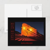 rode rotsen, COLORADO Briefkaart (Voorkant / Achterkant)