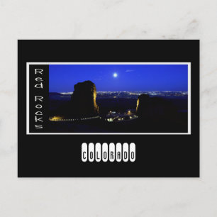 rode rotsen, COLORADO Briefkaart