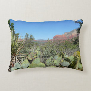 Rode rotsen en cactussen I Decoratief Kussen