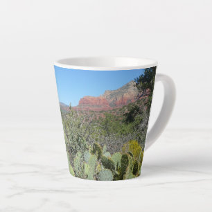 Rode rotsen en cactussen I Latte Mok