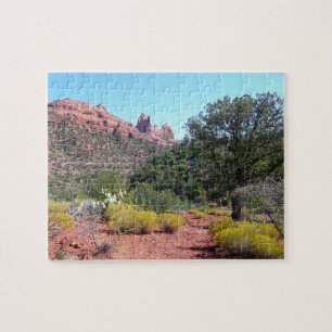 Rode rotsen en cactussen II in Sedona Arizona Legpuzzel
