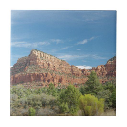 Rode rotsen in Sedona Tegeltje (Voorkant)