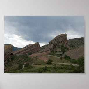 Rode Rotsen Park Colorado Poster