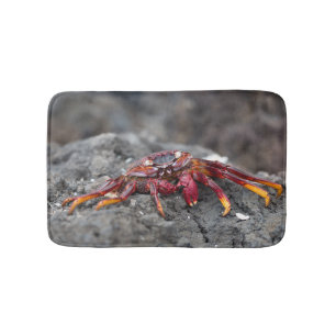 Rode rotskrab badmat