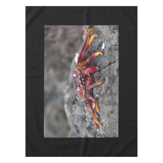 Rode rotskrab tafelkleed (Voorkant)
