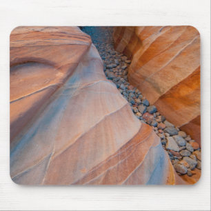 Rode Rotsvallei van het Valley of Fire State Park Muismat