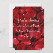 rode roze bladen horizontaal kaart (Voorkant)