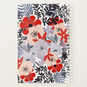  rode roze en lavender Floral Planner (Achterkant)
