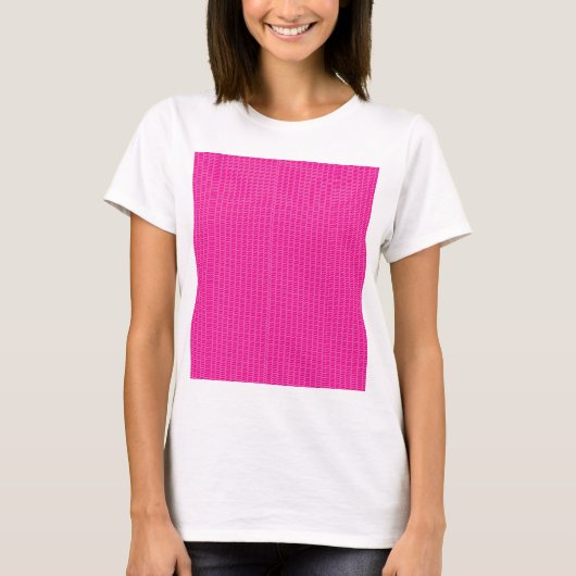 Rode, roze en paarse verfstreken overlappen elkaar t-shirt (Voorkant)