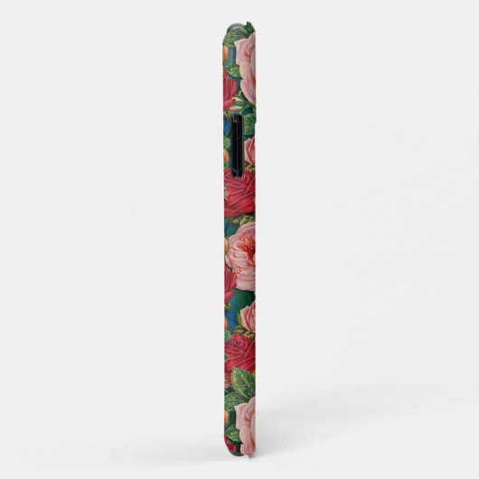  rode, roze en witte rozen Case-Mate iPhone case (Achterkant/rechts)