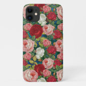  rode, roze en witte rozen Case-Mate iPhone case (Achterkant)