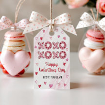 Rode & Roze Harten XOXO Valentijns Cadeaublaadjes
