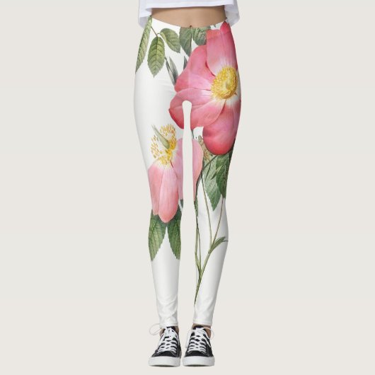 Rode roze Leggings (Voorkant)