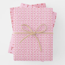 Rode Roze Met De Hand Getekende Harten Bogen Valen