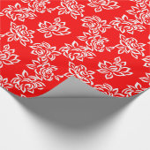 rode roze naadloze Sjabloon van het patroon Gift Cadeaupapier (Hoek)