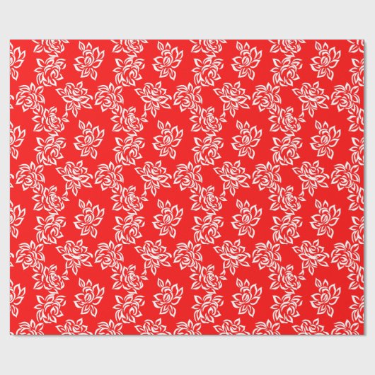 rode roze naadloze Sjabloon van het patroon Gift Cadeaupapier (Vlak)