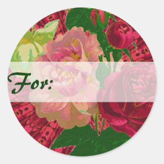 Rode & Roze Rozen Gift Label