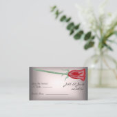 Rode & Roze Rozen Zitplaatsen Kaarten Plaatskaartje (Staand voorkant)