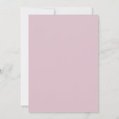 Rode Roze Strik Galentine's Day Brunch Feest Kaart (Achterkant)