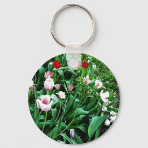 Rode & Roze Tulpen Foto's Sleutelhanger