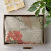 rode roze volken met Script-ontkoppeling Tissuepapier (Geschenk)