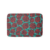 Rode rozen badmat (Voorkant)