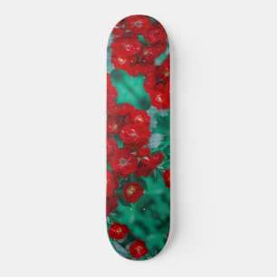 Rode rozen Bleke groene bladeren Skateboard