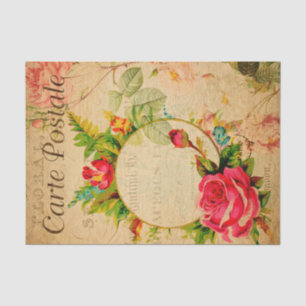 rode rozen bloemen Franse Tissuepapier