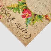 rode rozen bloemen Franse Tissuepapier (Detail)