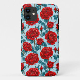 Rode rozen Bloemen Perfect cadeau voor bloemenlief iPhone 11 Hoesje