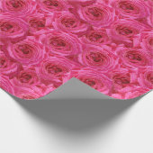 Rode rozen, bloemen, rood, liefde cadeaupapier (Hoek)