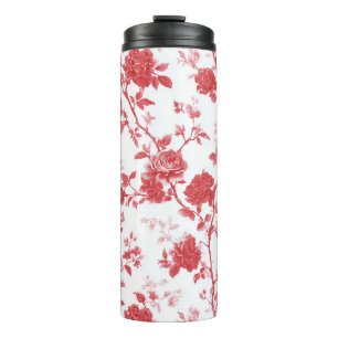 Rode Rozen Bloemen Thermosbeker