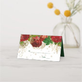 Rode rozen bloemenbruiloft (Voorkant)