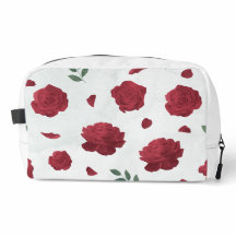 Rode Rozen Bloemendruk Cut Sew Tas