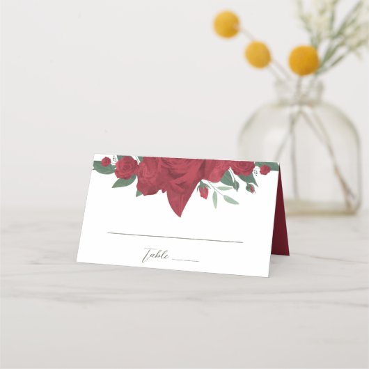 Rode Rozen Boho bruiloft (Achterkant)