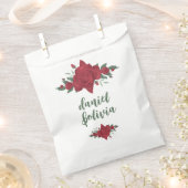 Rode Rozen Boho bruiloft Bedankzakje (Geknipt)